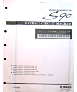 Yamaha S90 Synthesizer Original Overall Circuit Diagram Schematics in it... - $59.39