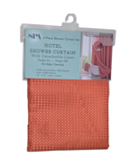 Spa 251 2 Piece Hotel Shower Curtain Set Detachable Liner Waffle Fabric ... - $43.75 CAD