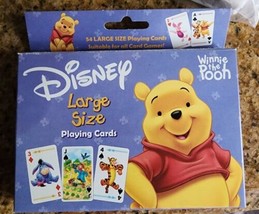 Nwot Vintage Bicycle Disney Winnie The Pooh 54 Large Size Playing Cards 3&quot;x5&quot; - £31.47 GBP
