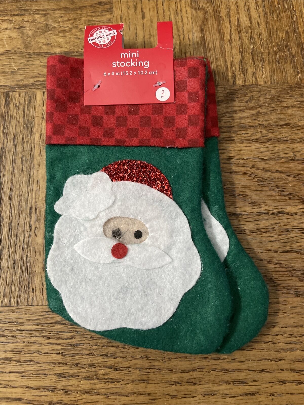 Christmas House Mini Stocking Double Pack - $9.16