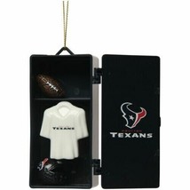 NFL Houston Texans Team Locker Replica 3.25 in Christmas Tree Ornament New - $13.91