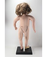 Vintage 2003 MY TWINN 23&quot; Inch Nude Poseable Doll Light Brown Hair Green... - £70.78 GBP