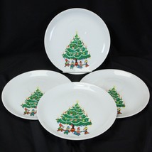 Berggren God Jul Christmas Snack Plate Lot of 4 Traynor Swedish Scandana... - $24.49