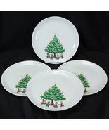 Berggren God Jul Christmas Snack Plate Lot of 4 Traynor Swedish Scandana... - $33.60 CAD