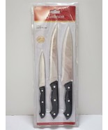Sunbeam - 3 Piece Chef Knife Set - 3 Knives - Riveted Handles - Stainles... - £7.06 GBP