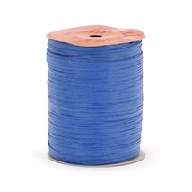 Berwick Offray Matte Royal Blue Raffia Ribbon 1/4&quot; Wide 100 Yards 7MM - $184.35 MXN