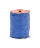 Berwick Offray Matte Royal Blue Raffia Ribbon 1/4&quot; Wide 100 Yards 7MM - $13.94 CAD
