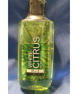 Bath and Body Works New White Citrus for Men Hair and Body Wash 10 oz - £11.05 GBP