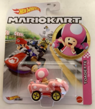 NEW Mattel HDB26 Hot Wheels Mario Kart TOADETTE Birthday Girl 1:64 Diecast Car - $29.65