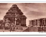Konark Sun Temple Puri District Odisha India UNP WB Postcard Y17 - $4.90