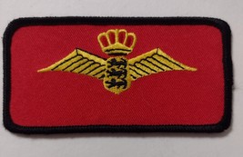UNKNOWN FOREIGN AVIATOR PILOT WING FLIGHT SUIT NAME TAG NOS - STYLE 2 - £4.79 GBP