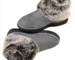 Soft Cozy Faux Fur Lined Clog Slipper (Size Small / 5-6) Grey Color ~ NE... - $18.49