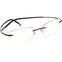Silhouette Eyeglasses 4339 40 6062 7581 Titan Brown Rimless Austria 52[]19 145 - £133.76 GBP