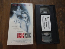 Basic Instinct (VHS, 1992) with Michael Douglas and Sharon Stone - $7.00