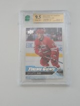 2016-17 Sebastian Aho #210 Upper Deck Young Guns Rookie Card MNT 9.5 - £86.23 GBP