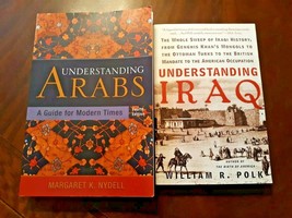 Lot of 2 Books : Understanding Arabs Iraq Margaret K. Nydell William R. Polk  - £6.25 GBP