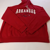 Stadium Athletics Arkansas Razorbacks Mens Red Cotton Blend Hoodie Sweatshirt XL image 11