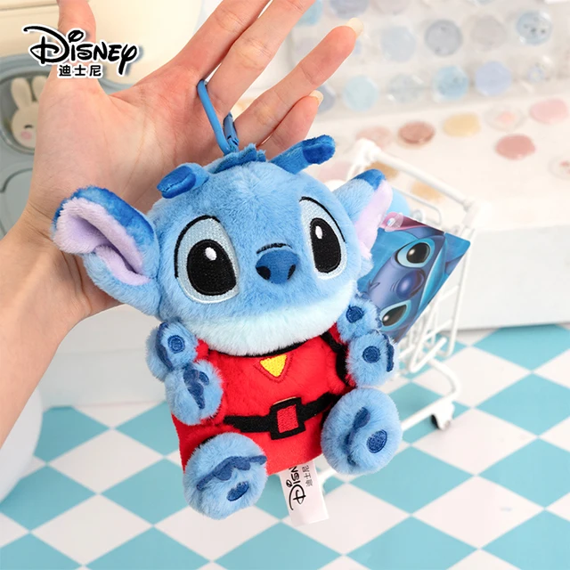 Disney Stitch Kawaii Plush Doll Cartoon Stuffed Anime Keychain Pendant S... - $6.93