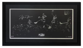 Michael Jordan Autographed &quot;Kiss Rim 180&quot; 36&quot; x 18&quot; Framed Photo UDA LE ... - £8,469.73 GBP
