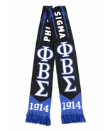 Phi Beta Sigma Fraternity Scarf Royal Blue Black White 1914 Scarf - €20,82 EUR