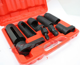 9pcs O2 Oxygen Sensor Socket  M12 M18 Thread Chaser Install Offset Wrench Set - £27.81 GBP