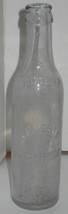 Vintage Clear JM Erts Poughkeepsie NY Glass Bottle Prop Vase Barn Dig Dump - $8.91