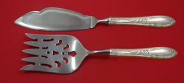 Virginian by Oneida Sterling Silver Fish Serving Set 2 Piece Custom Made... - £106.12 GBP
