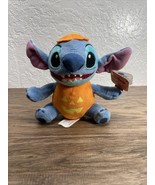 NEW Disney Just Play Stich Halloween Pumkin Jack-O-Lantern Plush KG JD - $277.24 MXN