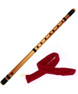 Japanese Bamboo Flute with Black Lines 7/8 Hon Handmade Bamboo Musical - £26.85 GBP