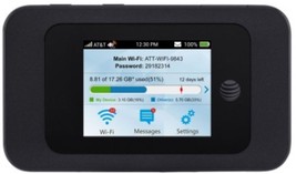 ZTE Velocity MF985/MF983 AT&T 4G LTE Mobile wifi Hotspot GSM unlocked New Black/ - $105.00