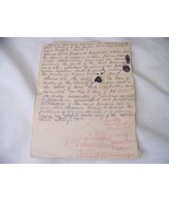 1892 PRO PROHIBITION ANTI LIQUOR LAWS LETTER OF SUPPORT RALLY CARLTON NY - £7.76 GBP