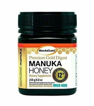 ManukaGuard Health Care Premium Gold Manuka Honey 12+ MGO 400 8.8 oz. - £33.21 GBP