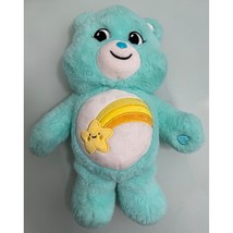 Care Bears Wish Bear 14&quot; Plush Stuffed Animal 2020 Shooting Star Light Blue - £6.98 GBP