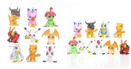Anime Digital Monster Digiimon Cute Action Figure Model Toys 9pcs/set  - £14.21 GBP