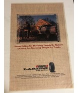 1997 Uniroyal Laredo Tires Vintage Print Ad Advertisement pa22 - $133.50 MXN