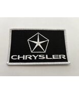 10 CHRYSLER SEW/IRON ON PATCH BADGE EMBLEM EMBROIDERED BLACK WHITE PATCHES - $44.55