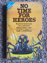 Ace Double #58880 Sam Lundwall No Time For Heroes Alice&#39;s World Great Cover Art - $3.95