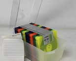 38 Imation Neon Colors NOS IBM 2HD 3.5&quot; Floppy Disks with Case &amp; Labels ... - $24.70