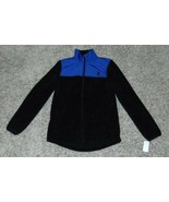 Womens Jacket Sherpa Fleece Fila Sport Black Purple Zip Moisture Wicking... - $26.73