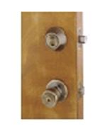 Homeplus Knob Door Lock Entry 1-3/8&quot;To1-3/4&quot; Antique Brass - $652.13 MXN