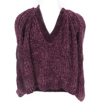 Marled Women&#39;s Twist Shoulder Purple Pullover Sweater XL NWT $70 - $24.75