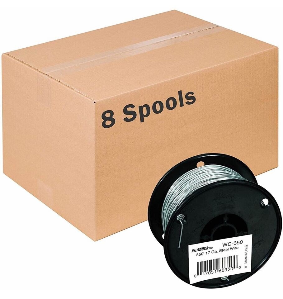 Fi-Shock 17-Gauge Steel Wire, 8 Spools - $39.11