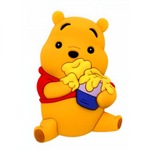 Winnie The Pooh Too Much Honey 3D Foam Magnet Yellow - £10.37 GBP