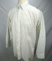 Chaps Ralph Lauren Long Sleeve Button-down Dress Shirt Mens XL 17-17.5 34/35 Top - £15.41 GBP