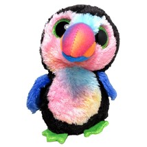 2017 Beaks the Toucan Bird Ty Beanie Boo Plush Toy Stuffed Animal 6&quot; - £7.13 GBP