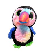 2017 Beaks the Toucan Bird Ty Beanie Boo Plush Toy Stuffed Animal 6&quot; - £7.14 GBP