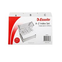 Esselte PVC Index System Cards A-Z (8x5&quot;) - $20.43