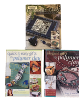 Books 3 Polymer Clay Lisa Pavelka Projects Tutorials Gifts Home Decor Crafts - £16.33 GBP