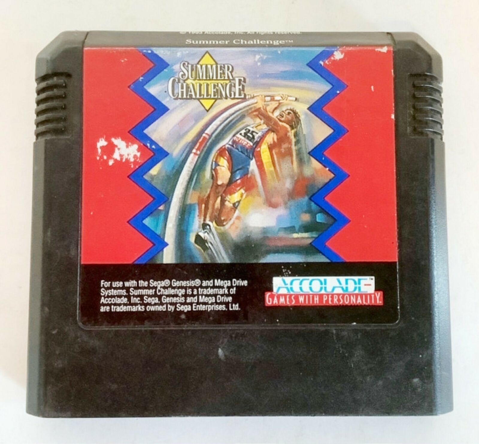 Summer Challenge Sega Genesis 1993 Video Game CARTRIDGE ONLY sports - $12.18