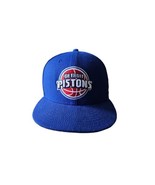 Detroit Pistons New Era 9fifty  NBA Snapback Cap 3D Logo Royal Blue Hat - £10.45 GBP